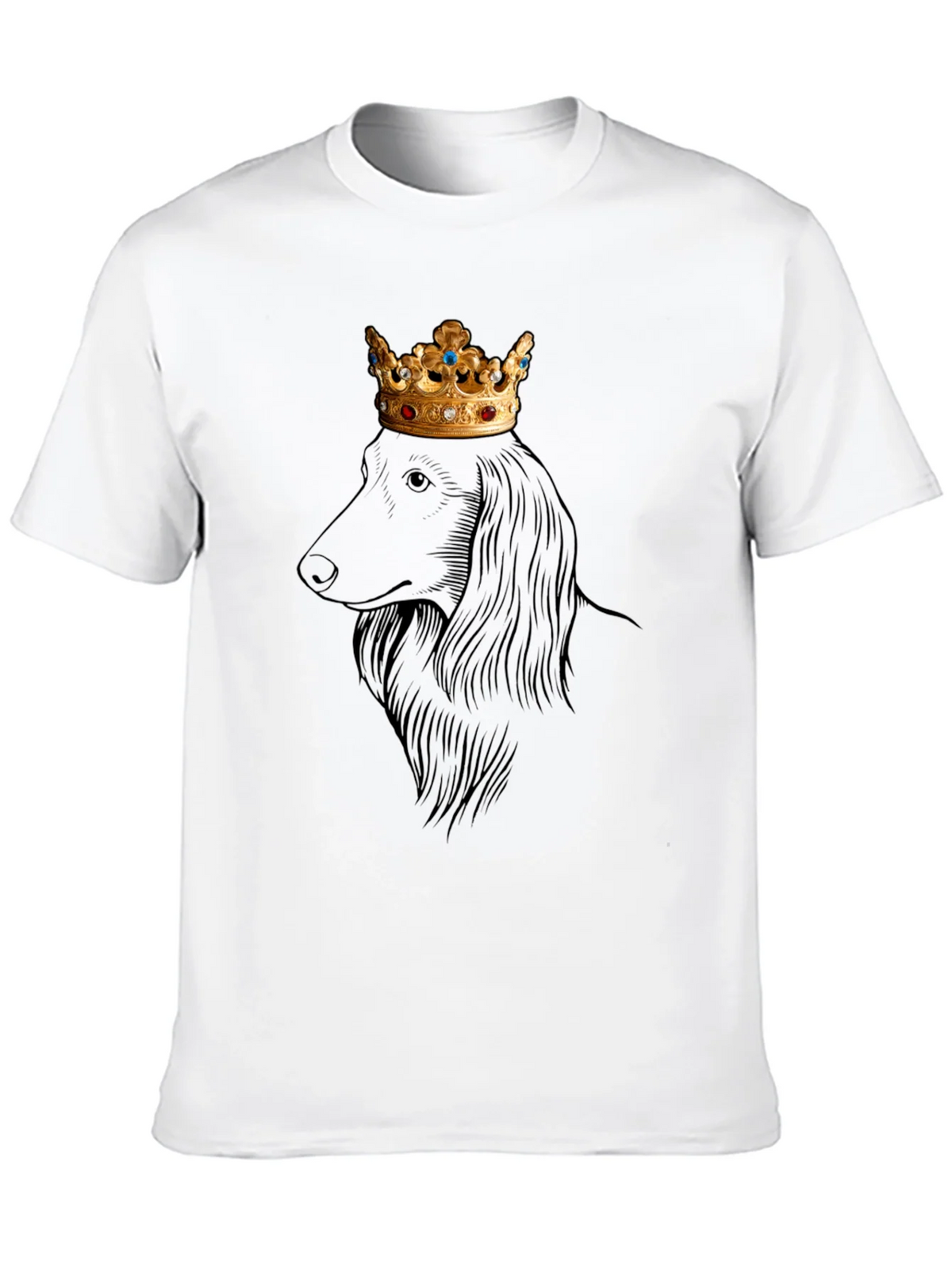 King Dachshund Graphic Tee - Regal Dog T-Shirt product image 9