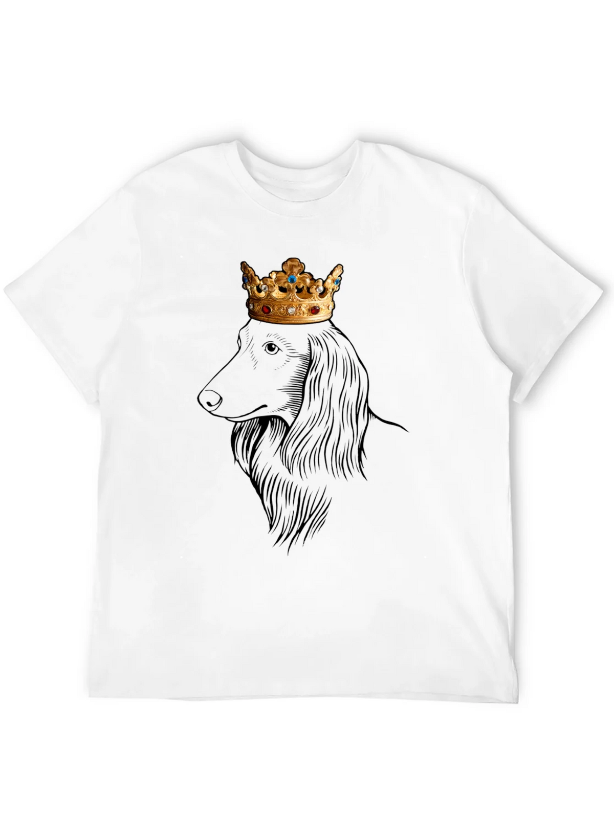 King Dachshund Graphic Tee - Regal Dog T-Shirt product image 11