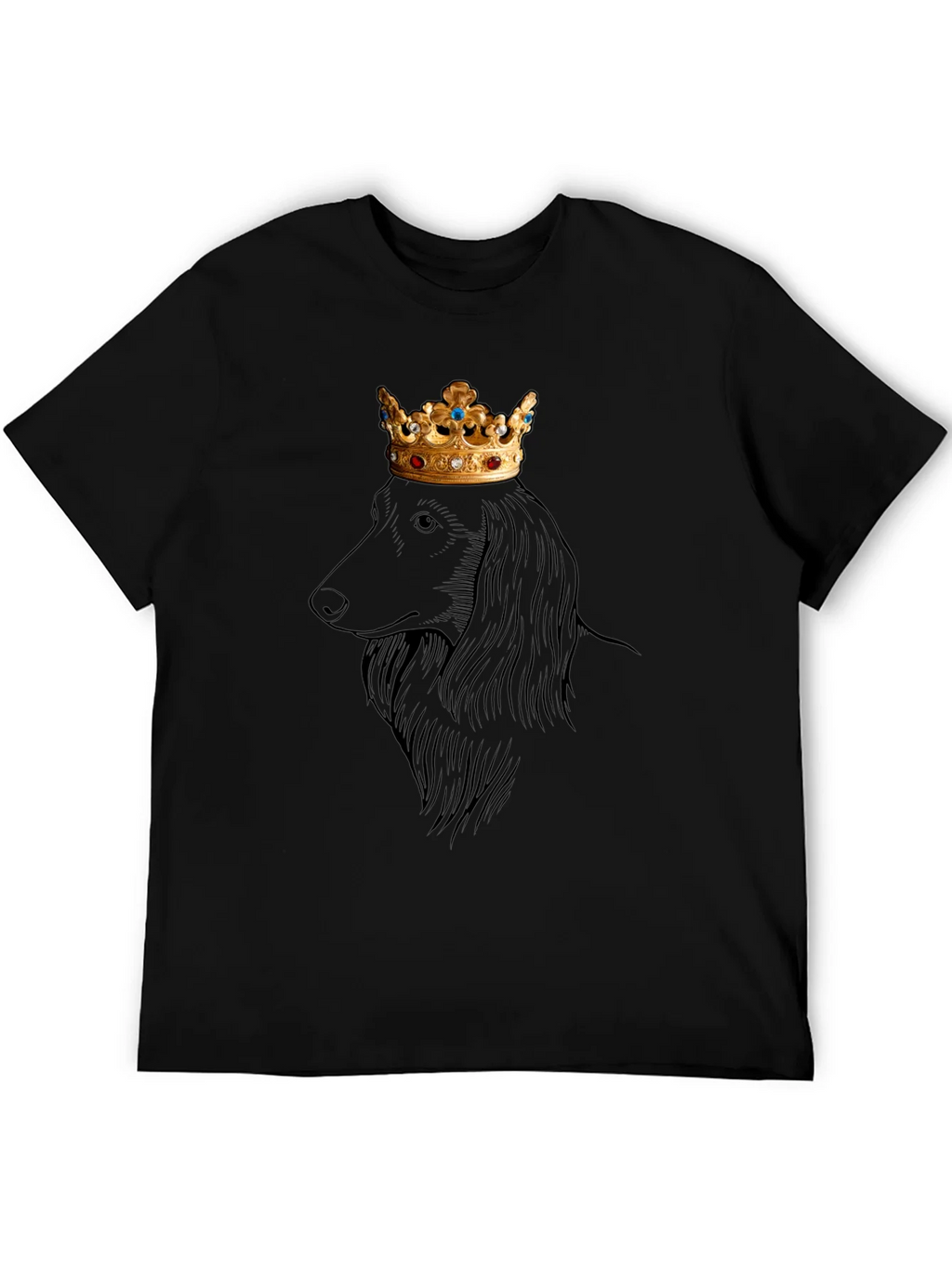 King Dachshund Graphic Tee - Regal Dog T-Shirt product image 5