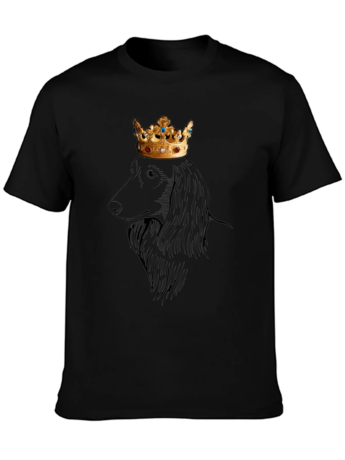 King Dachshund Graphic Tee - Regal Dog T-Shirt product image 3