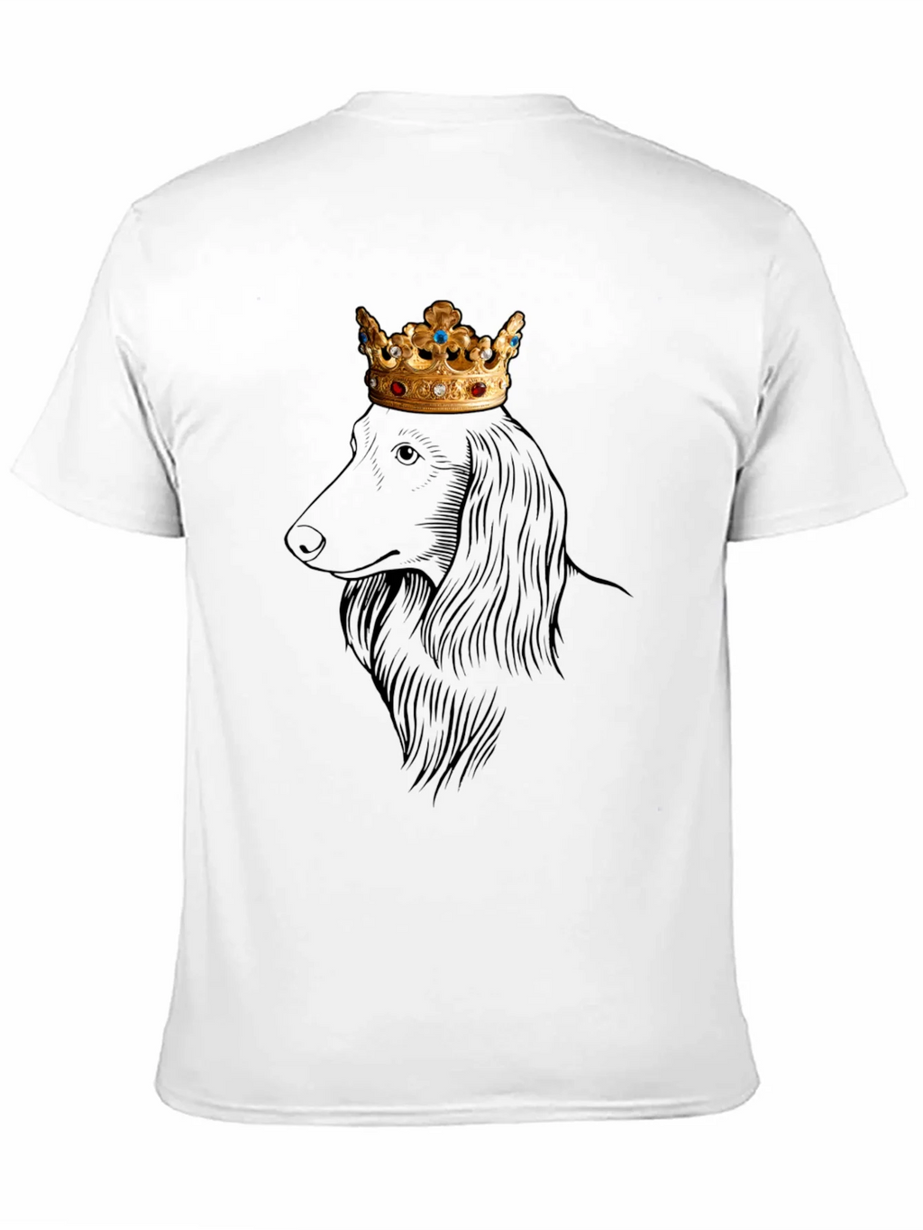 King Dachshund Graphic Tee - Regal Dog T-Shirt product image 10