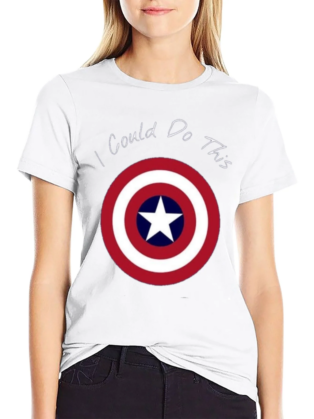 Captain America Shield T-Shirt - I Could Do This product image 11
