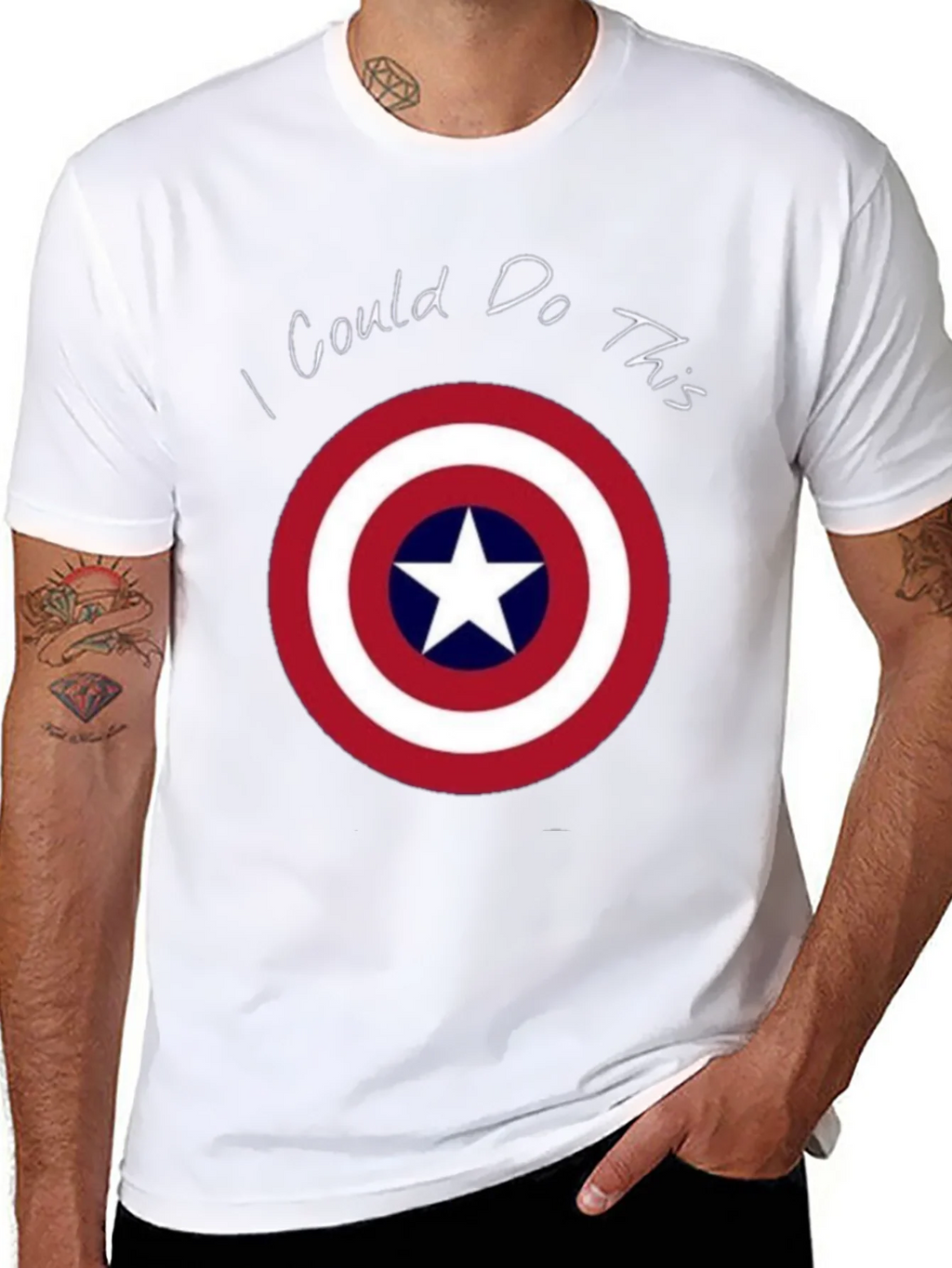 Captain America Shield T-Shirt - I Could Do This product image 10