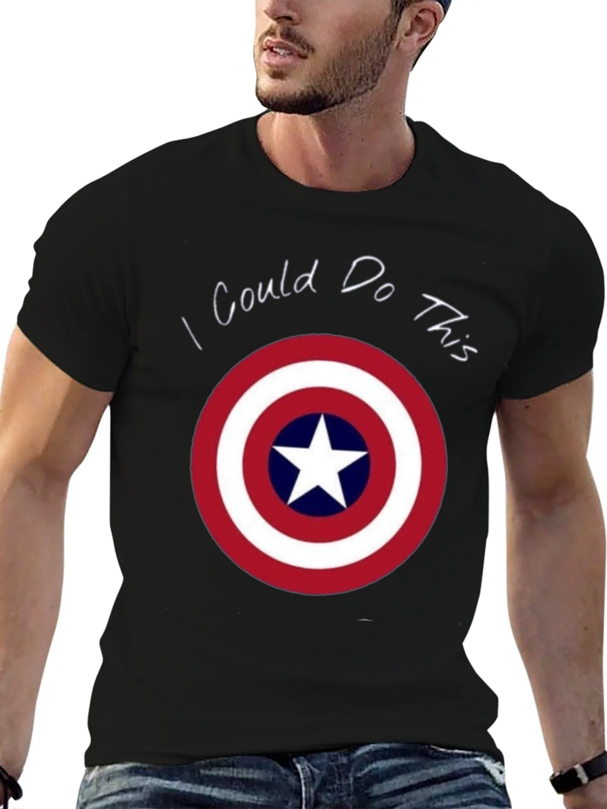 Captain America Shield T-Shirt - I Could Do This product image 9