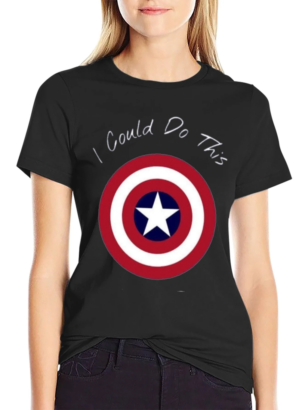 Captain America Shield T-Shirt - I Could Do This product image 5