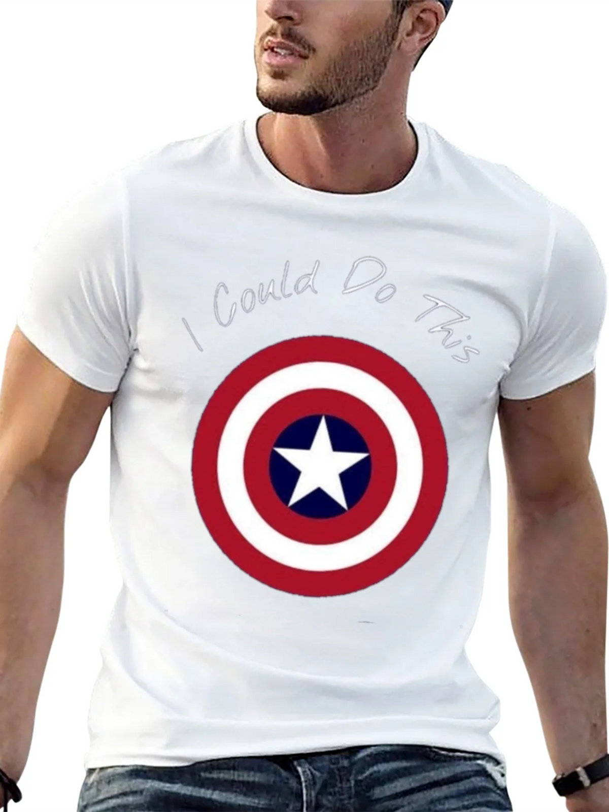 Captain America Shield T-Shirt - I Could Do This product image 4