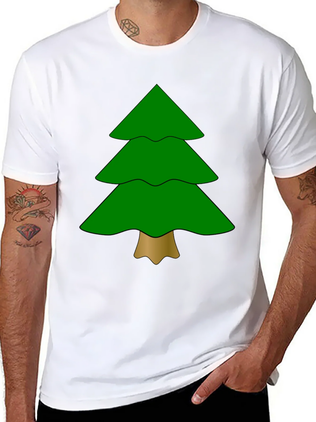 Festive Tree Graphic Tee - Holiday Ready product image 7