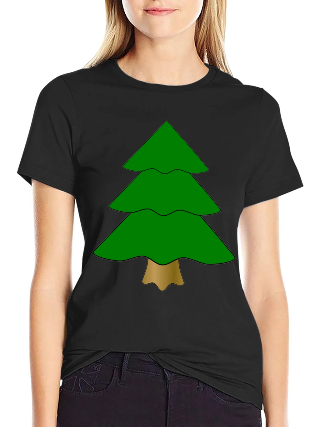 Festive Tree Graphic Tee - Holiday Ready product image 2