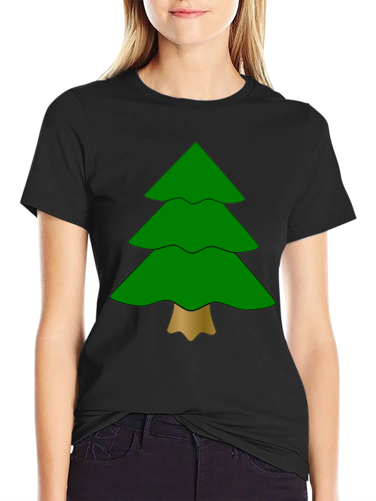 Festive Tree Graphic Tee - Holiday Ready product image 2