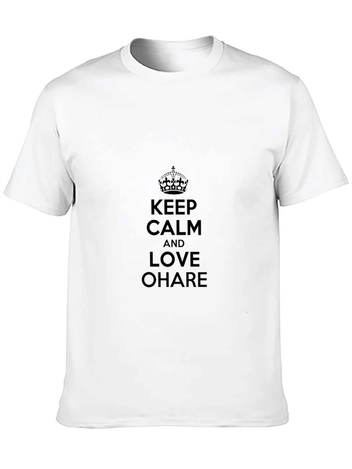 Keep Calm and Love OHare Black T-Shirt product image 9