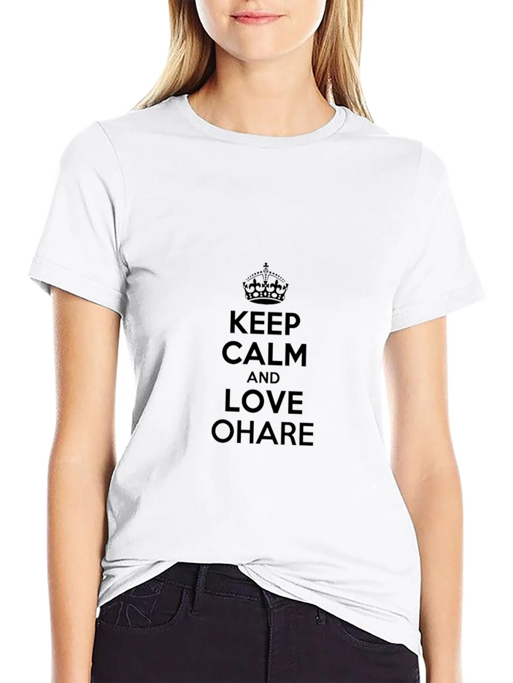 Keep Calm and Love OHare Black T-Shirt product image 8