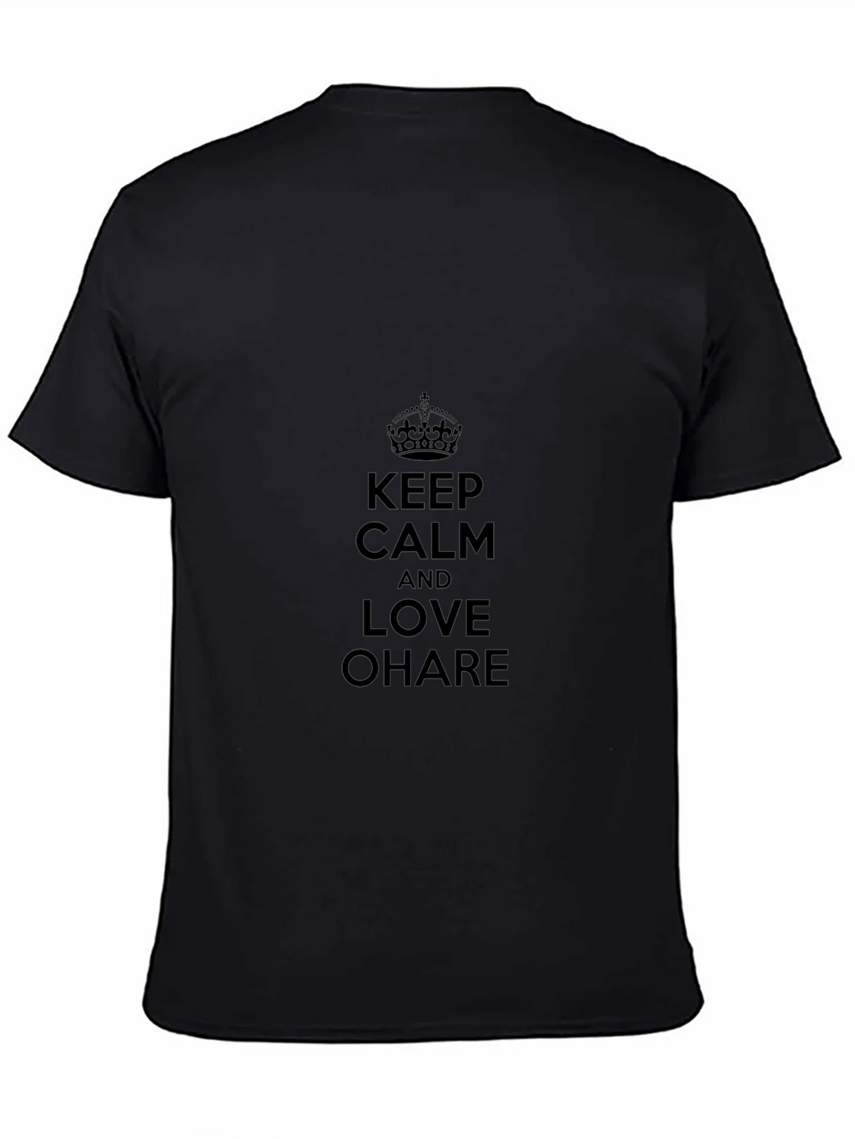 Keep Calm and Love OHare Black T-Shirt product image 4