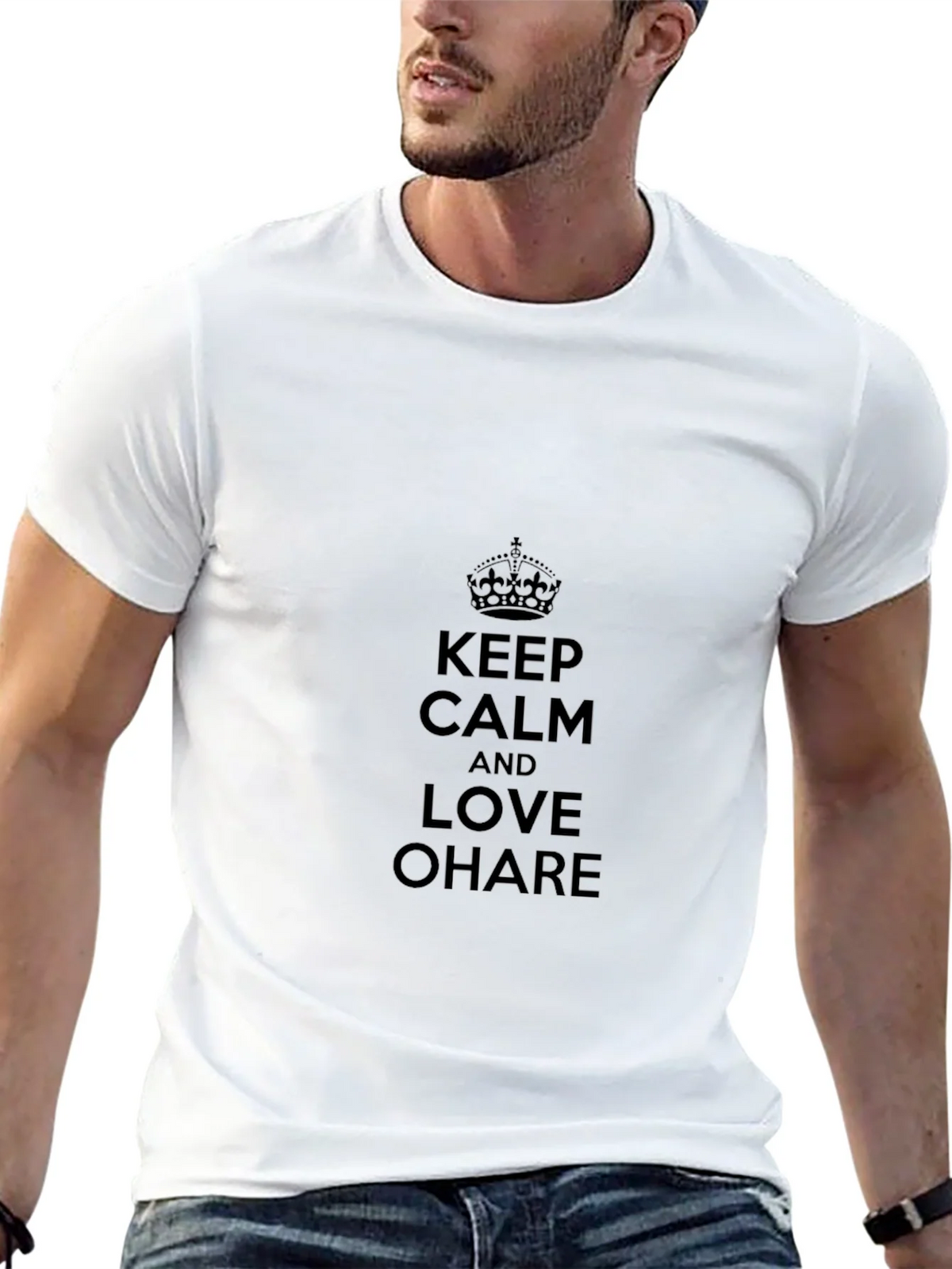 Keep Calm and Love OHare Black T-Shirt product image 12