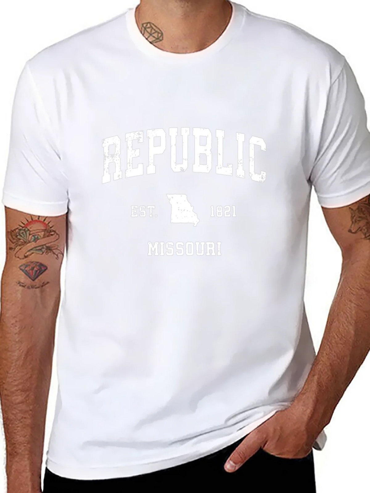 Republic Missouri Black T-Shirt product image 7