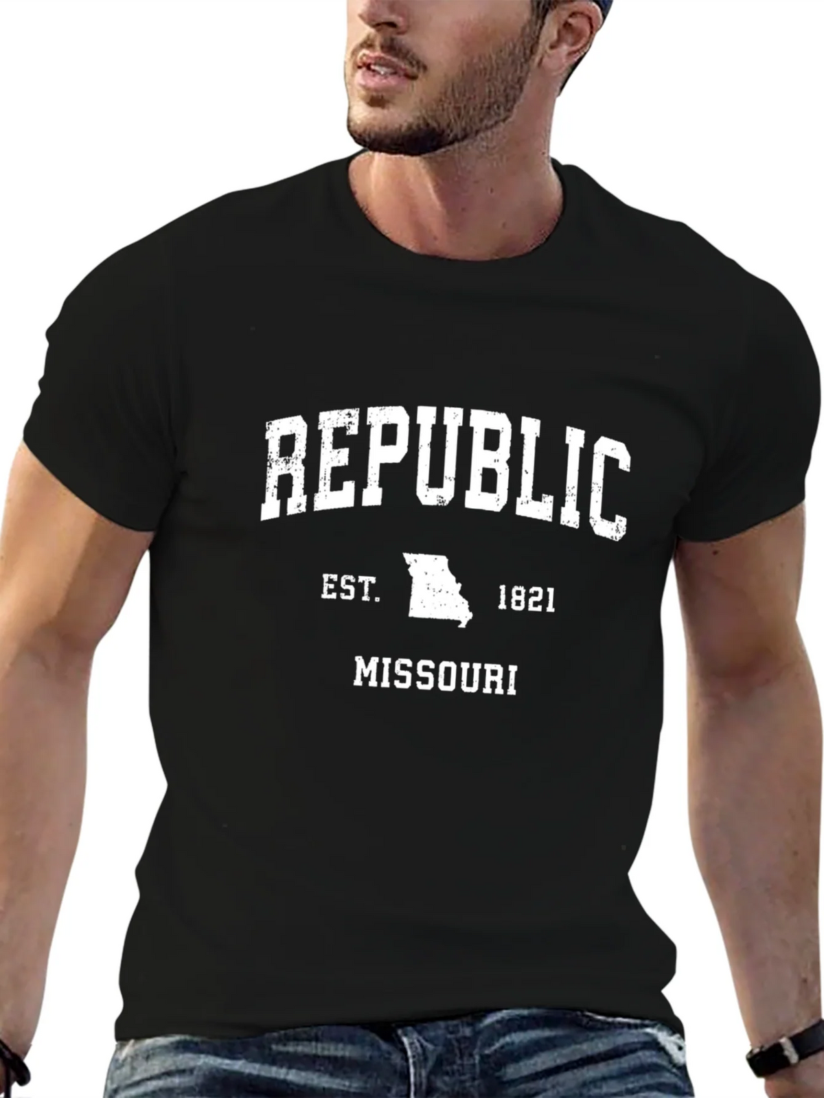 Republic Missouri Black T-Shirt product image 6