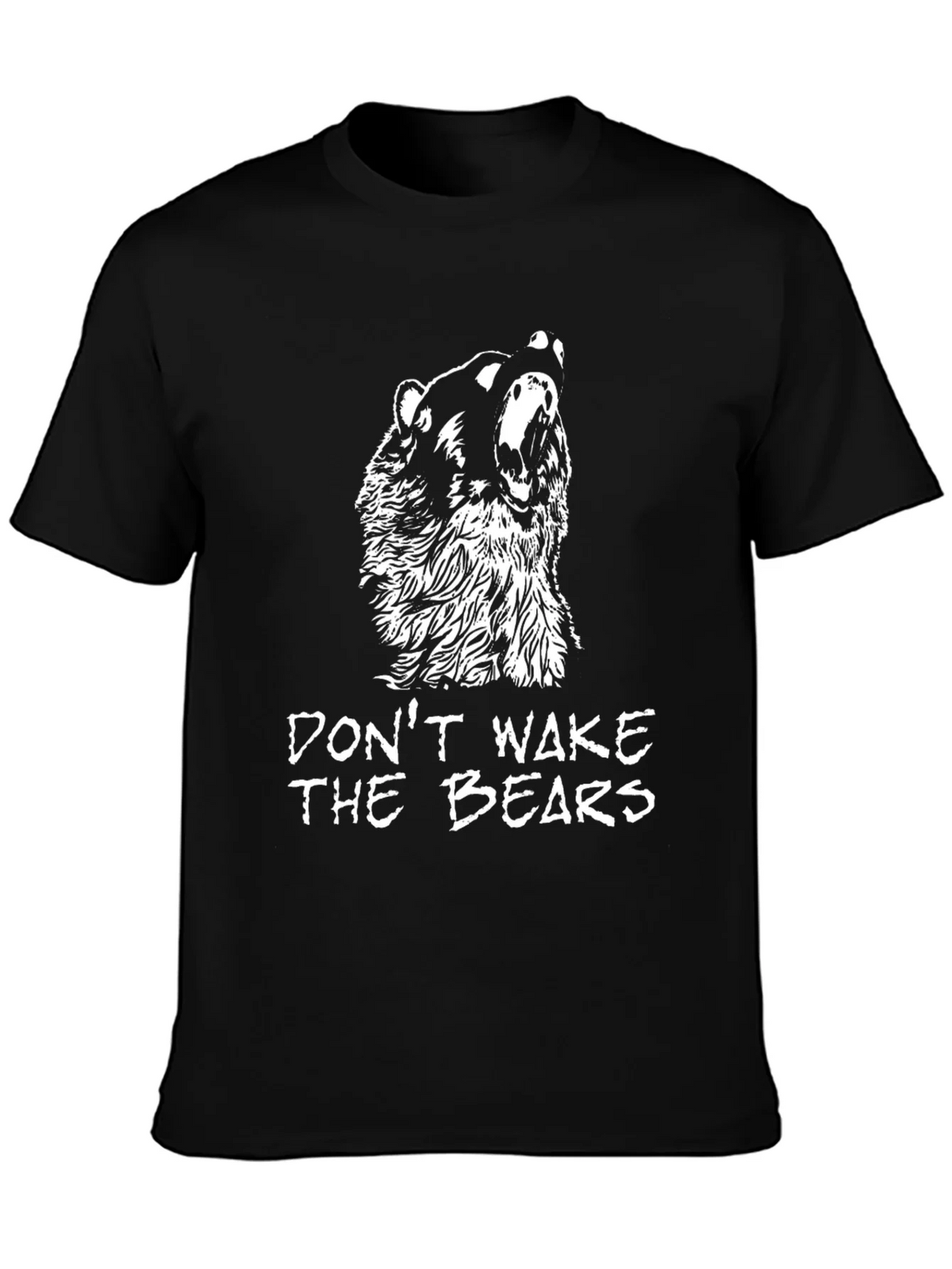 Dont Wake The Bears Graphic T-Shirt - Black product image 6