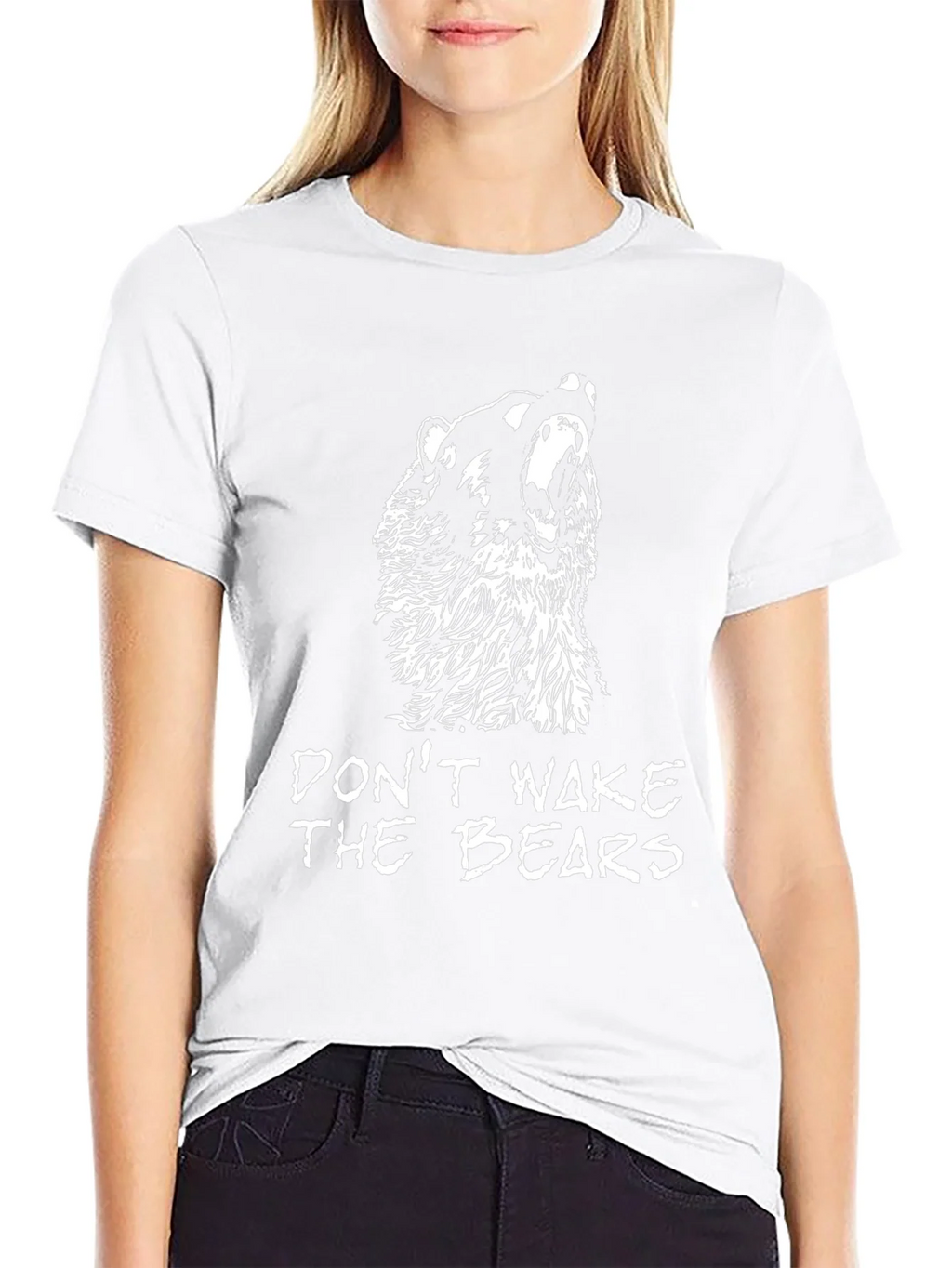 Dont Wake The Bears Graphic T-Shirt - Black product image 11