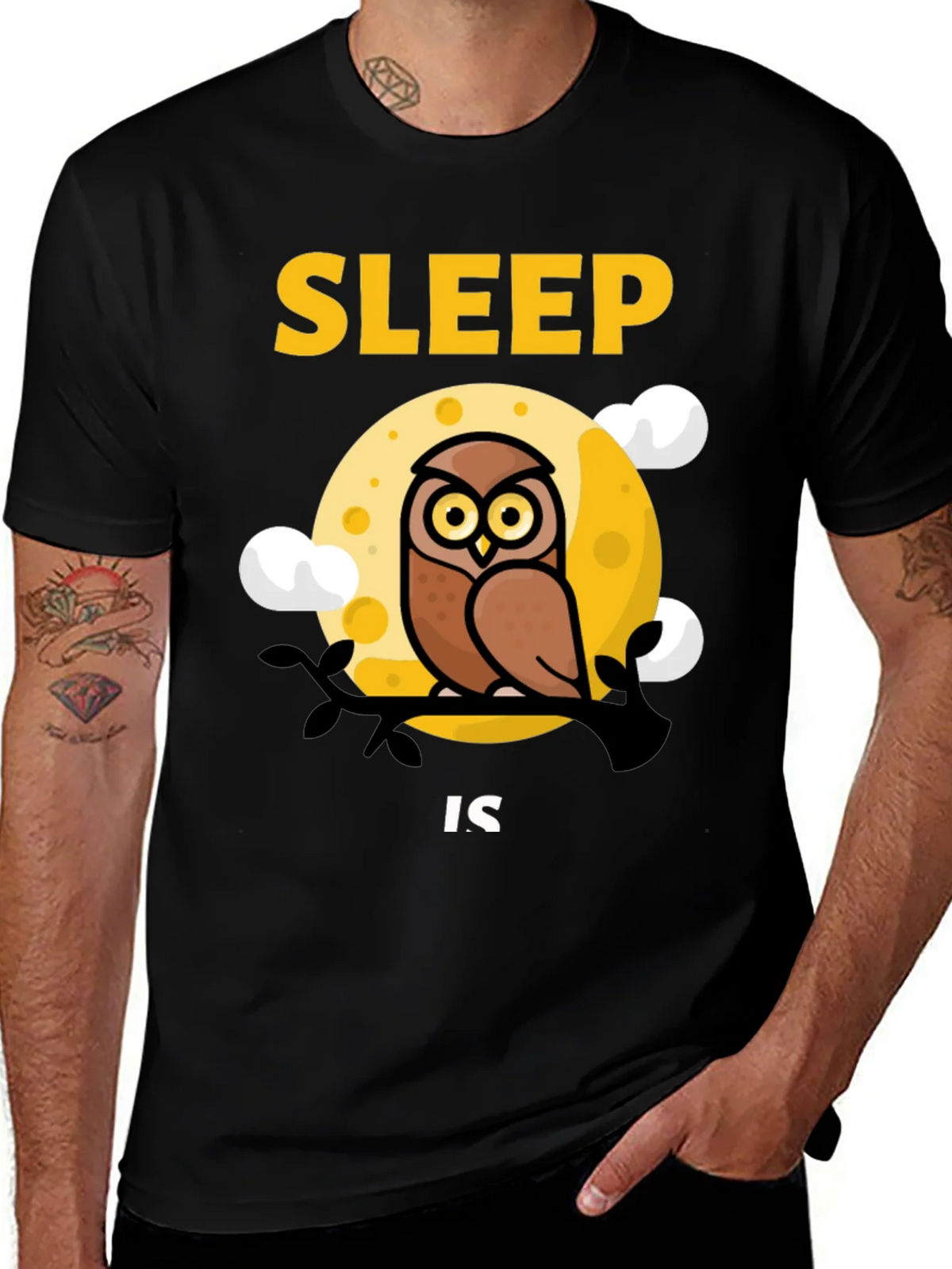 Sleep Owl T-Shirt - Night Time Comfort product image 1