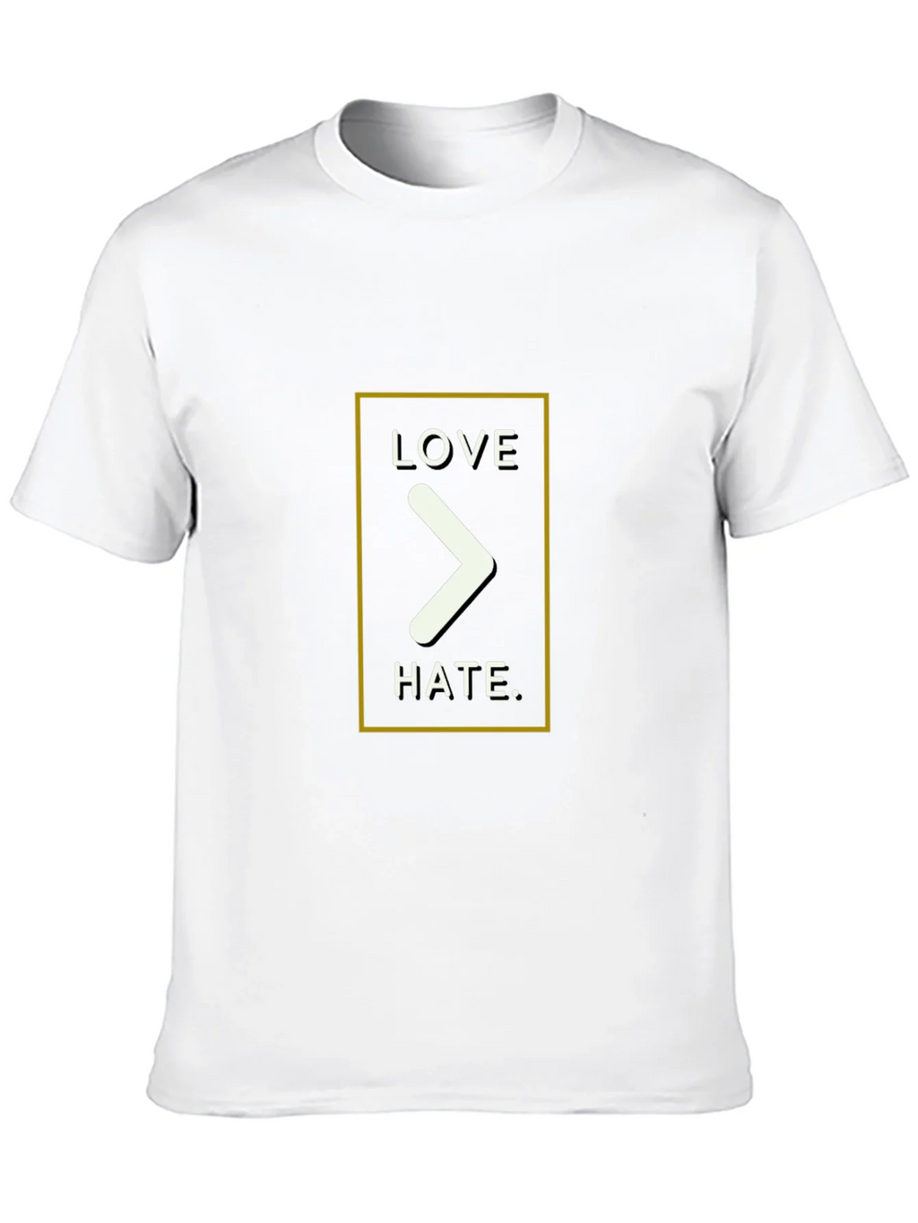 Love Over Hate Graphic Tee - Black product image 12
