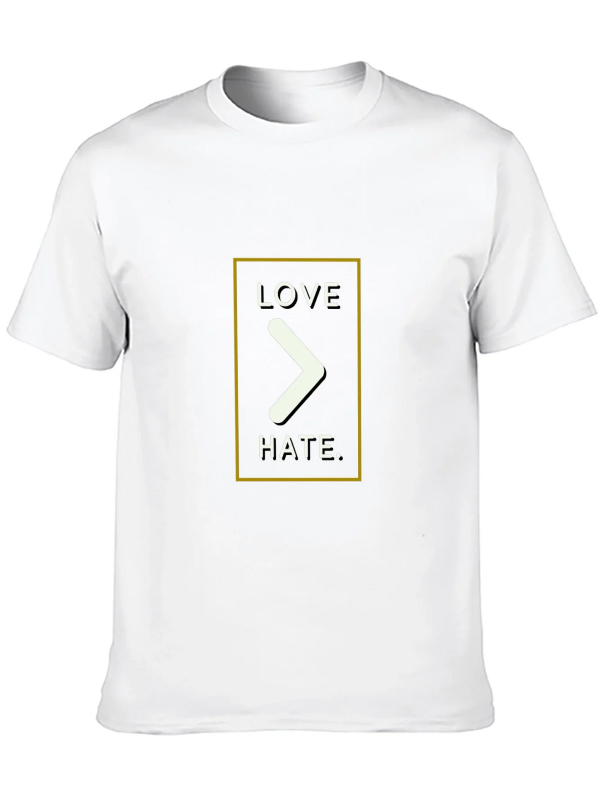 Love Over Hate Graphic Tee - Black product image 12