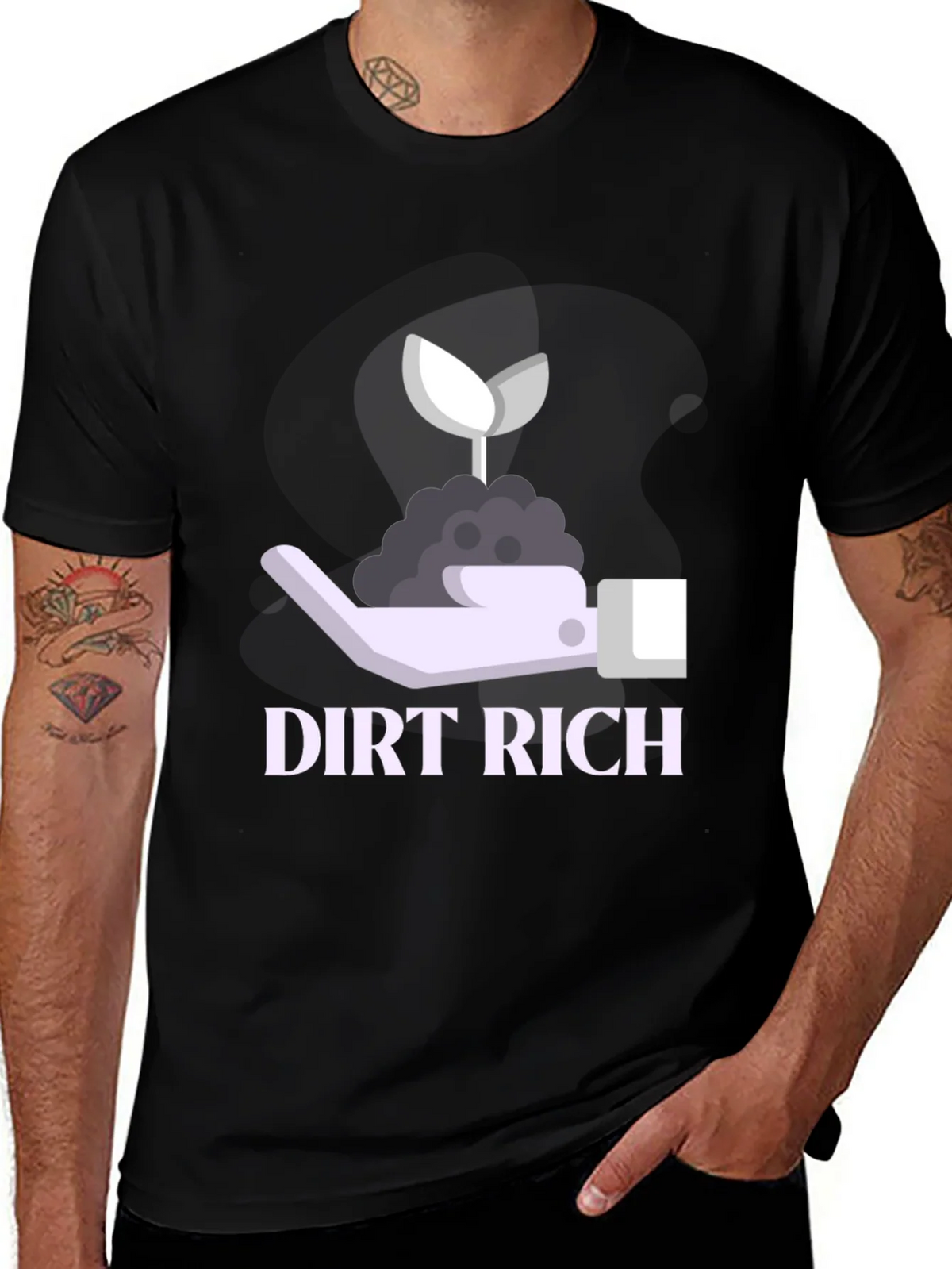 Dirt Rich Graphic T-Shirt - Sustainable Style product image 1