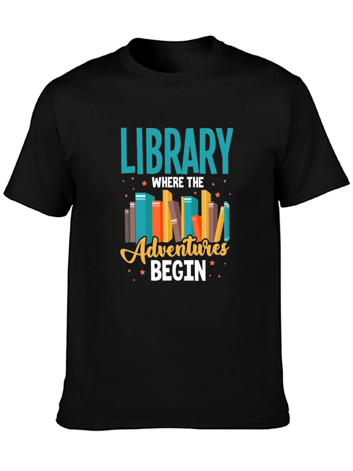 Library Adventures T-Shirt - Book Lover Tee product image 3