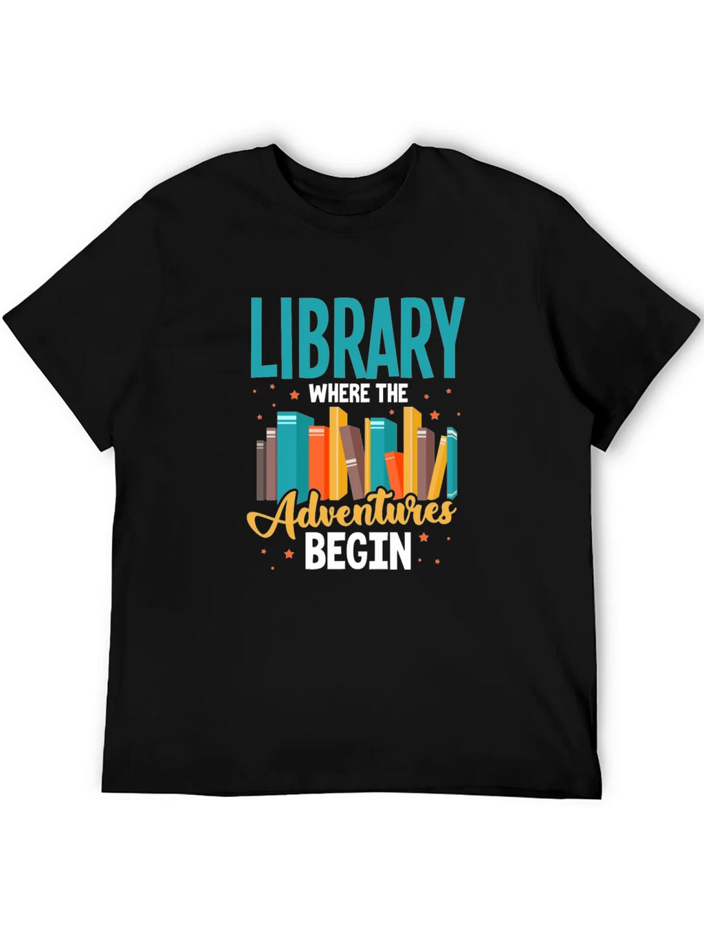 Library Adventures T-Shirt - Book Lover Tee product image 5