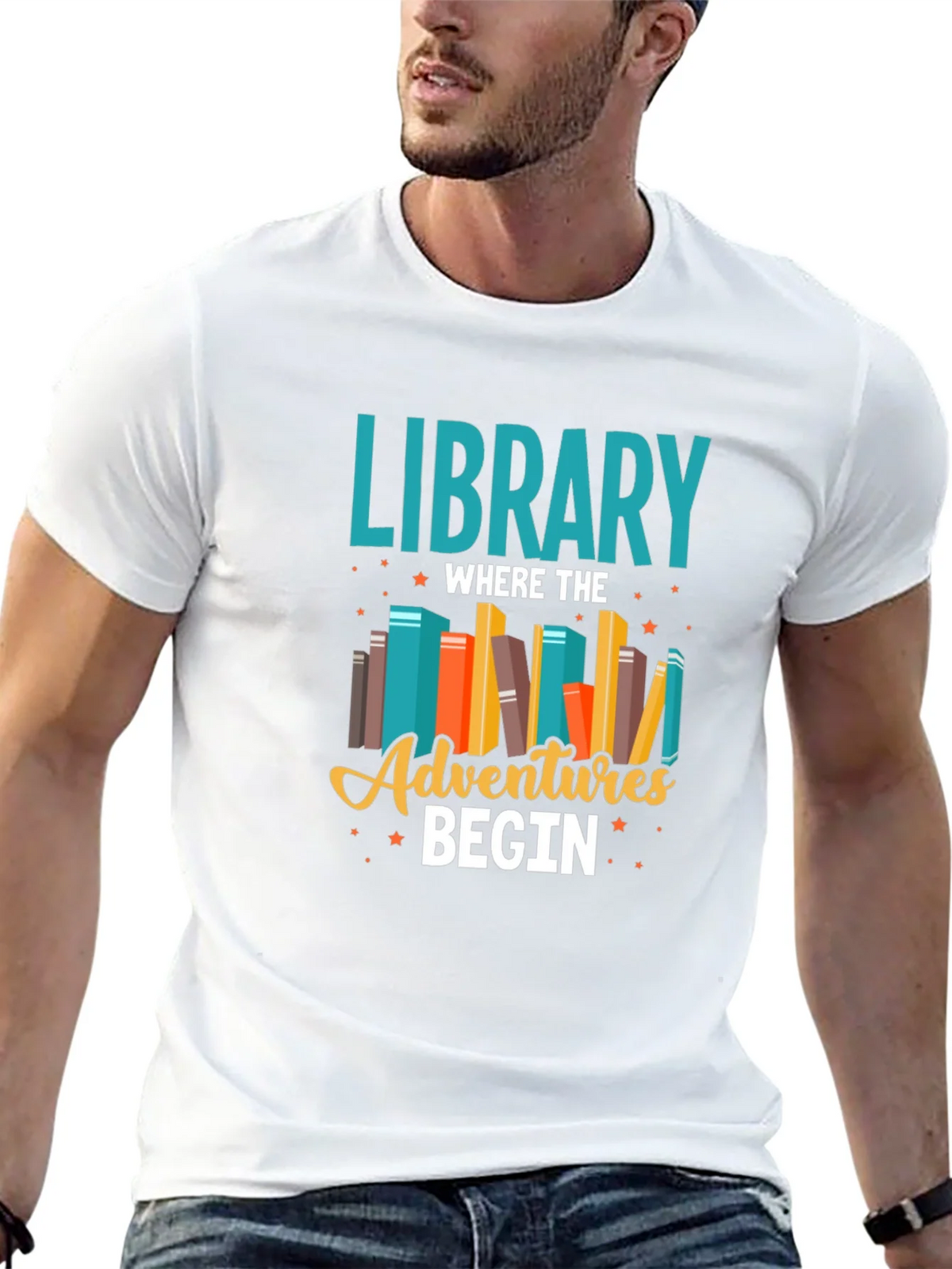Library Adventures T-Shirt - Book Lover Tee product image 12