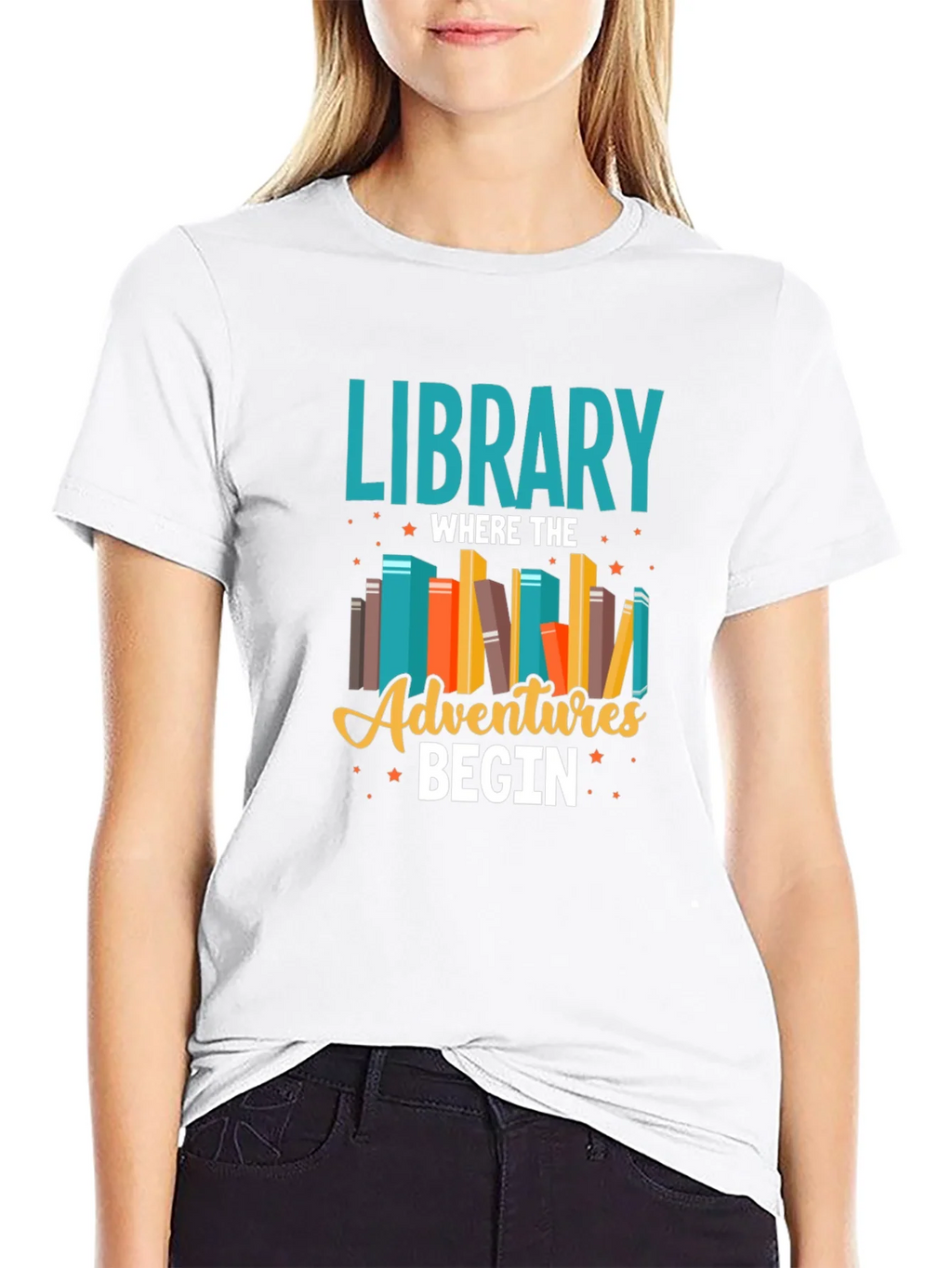 Library Adventures T-Shirt - Book Lover Tee product image 8