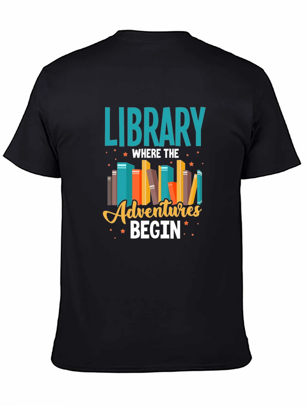 Library Adventures T-Shirt - Book Lover Tee product image 4
