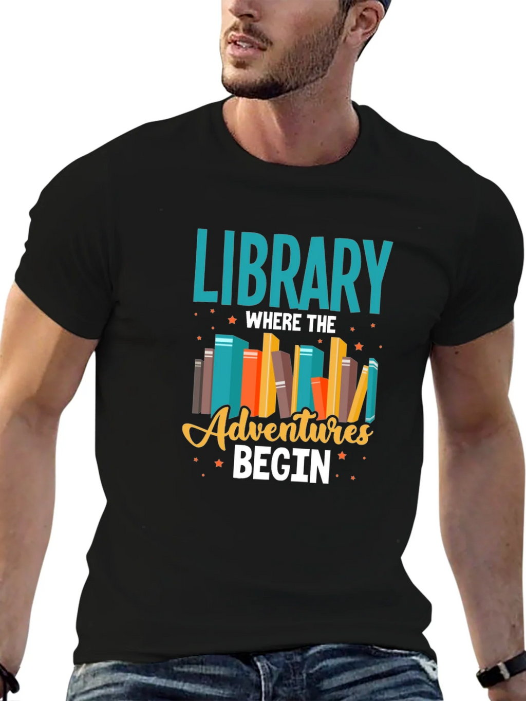 Library Adventures T-Shirt - Book Lover Tee product image 6
