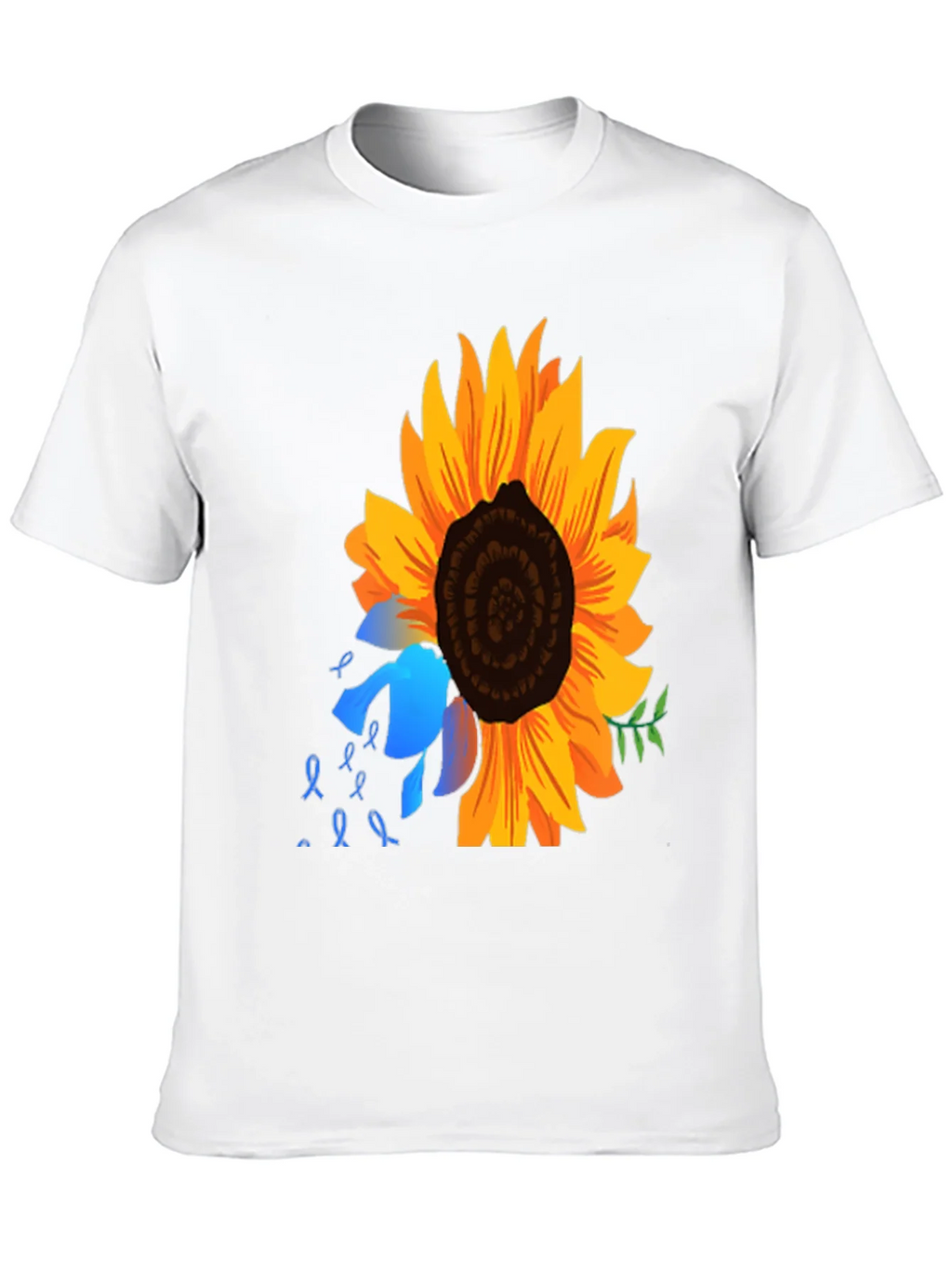Sunflower Awareness Ribbon Graphic Tee product image 9