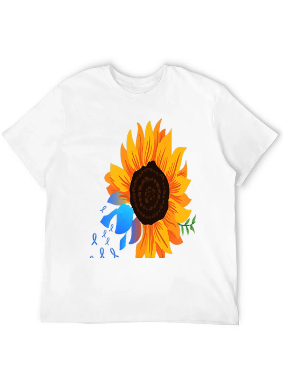 Sunflower Awareness Ribbon Graphic Tee product image 11