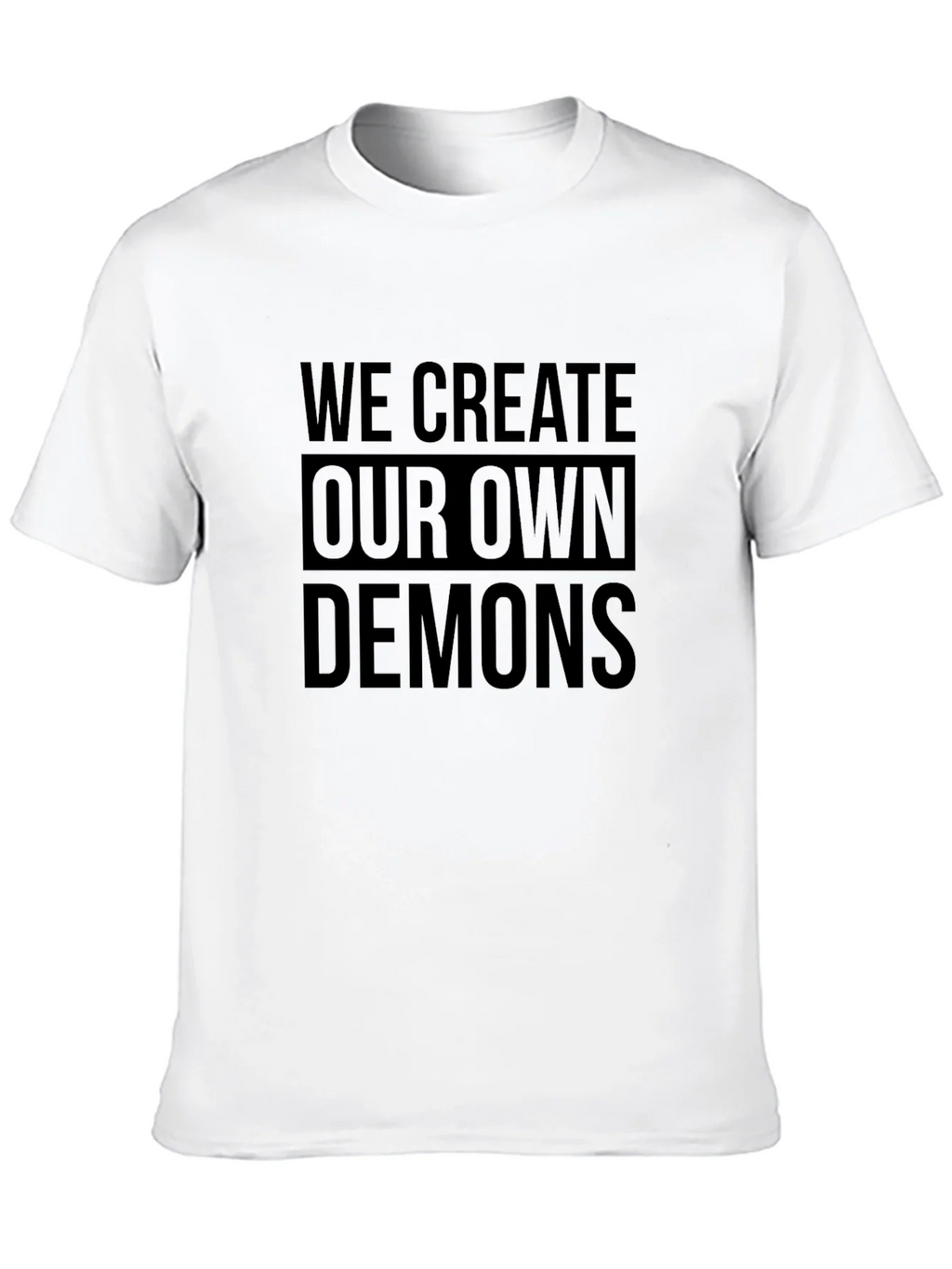 We Create Our Own Demons Graphic Tee - Black product image 9