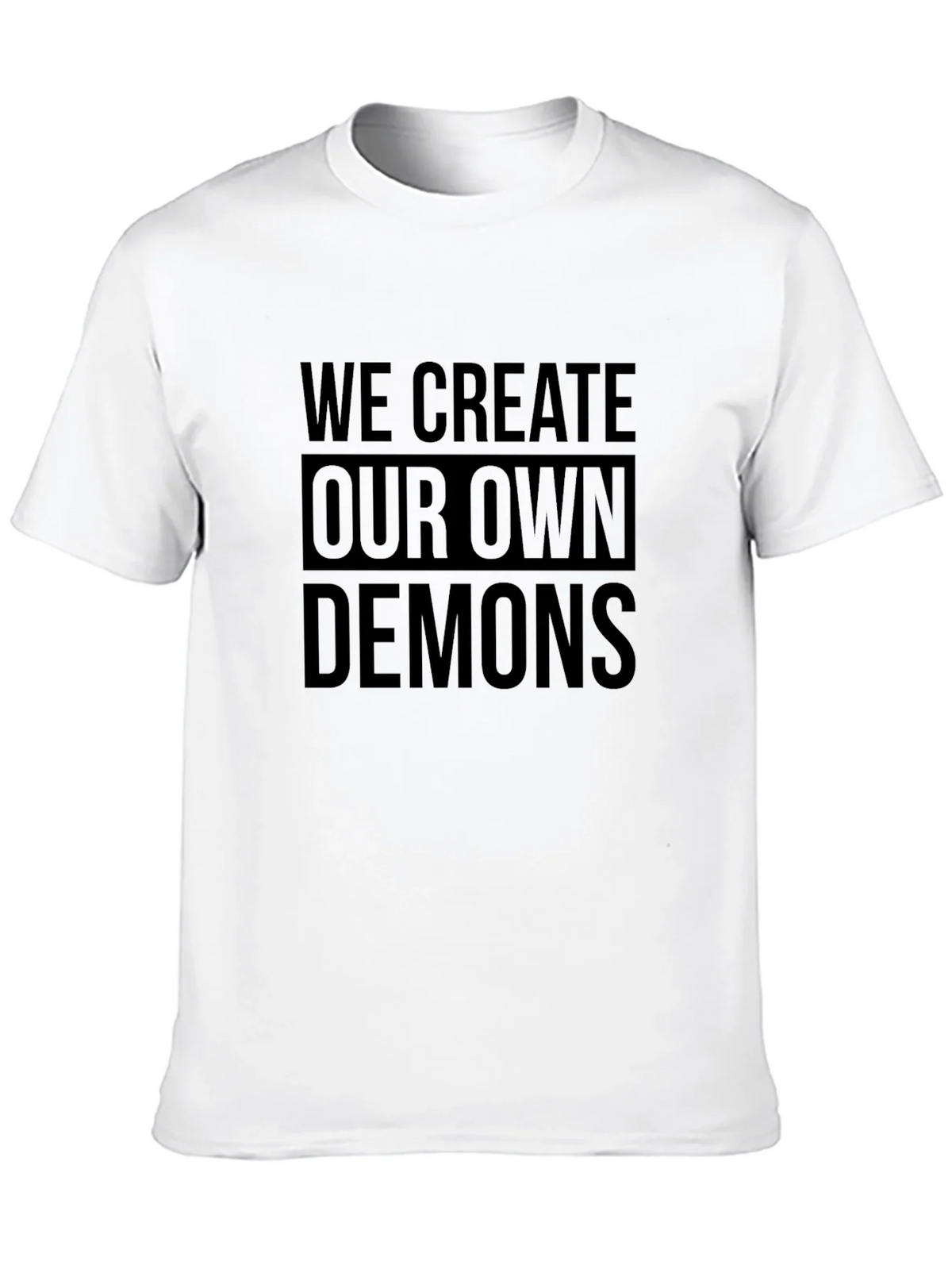 We Create Our Own Demons Graphic Tee - Black product image 9