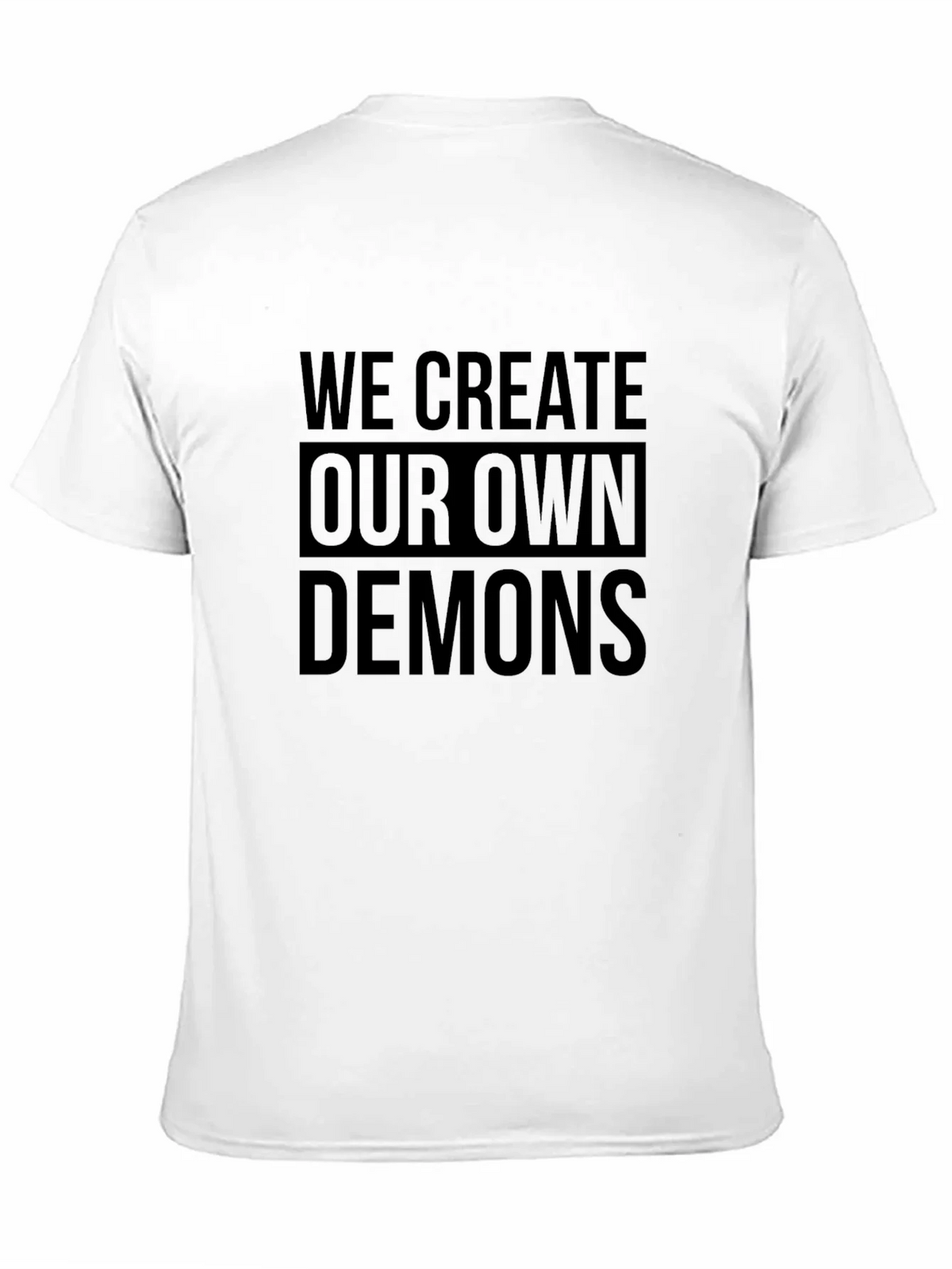 We Create Our Own Demons Graphic Tee - Black product image 10