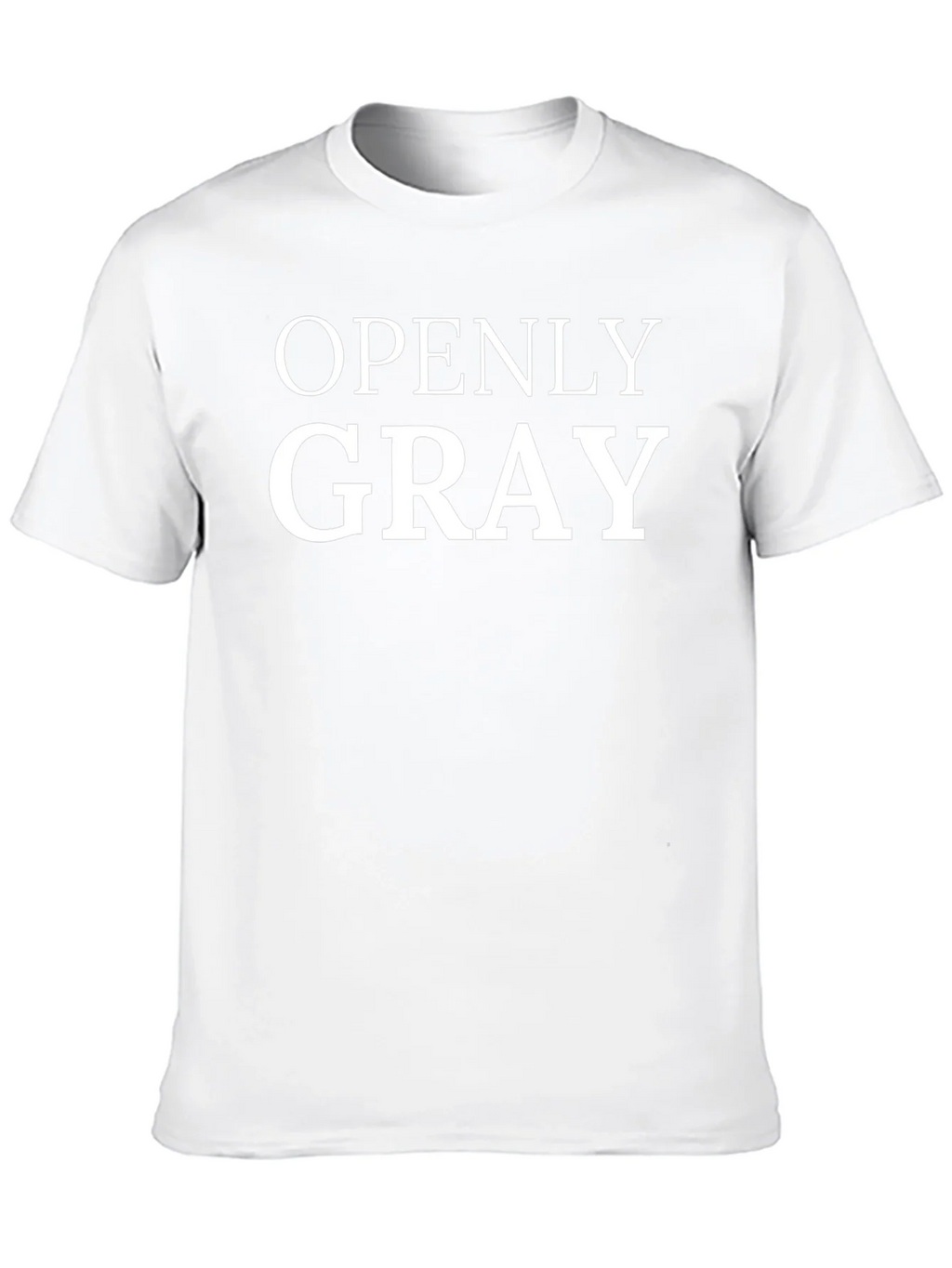 Openly Gray T-Shirt - Mens Black Crew Neck Tee product image 9
