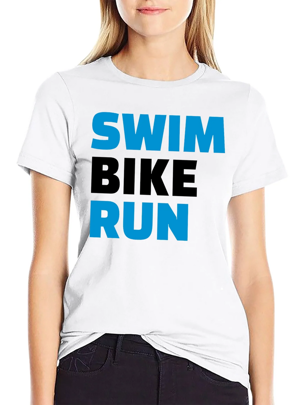 Swim Bike Run Triathlon T-Shirt - Sports Fitness Tee product image 8