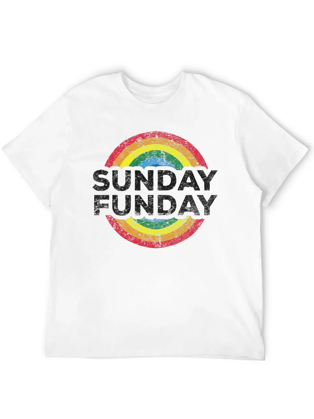 Retro Rainbow T-Shirt: Groovy Fun-Day Design product image 11