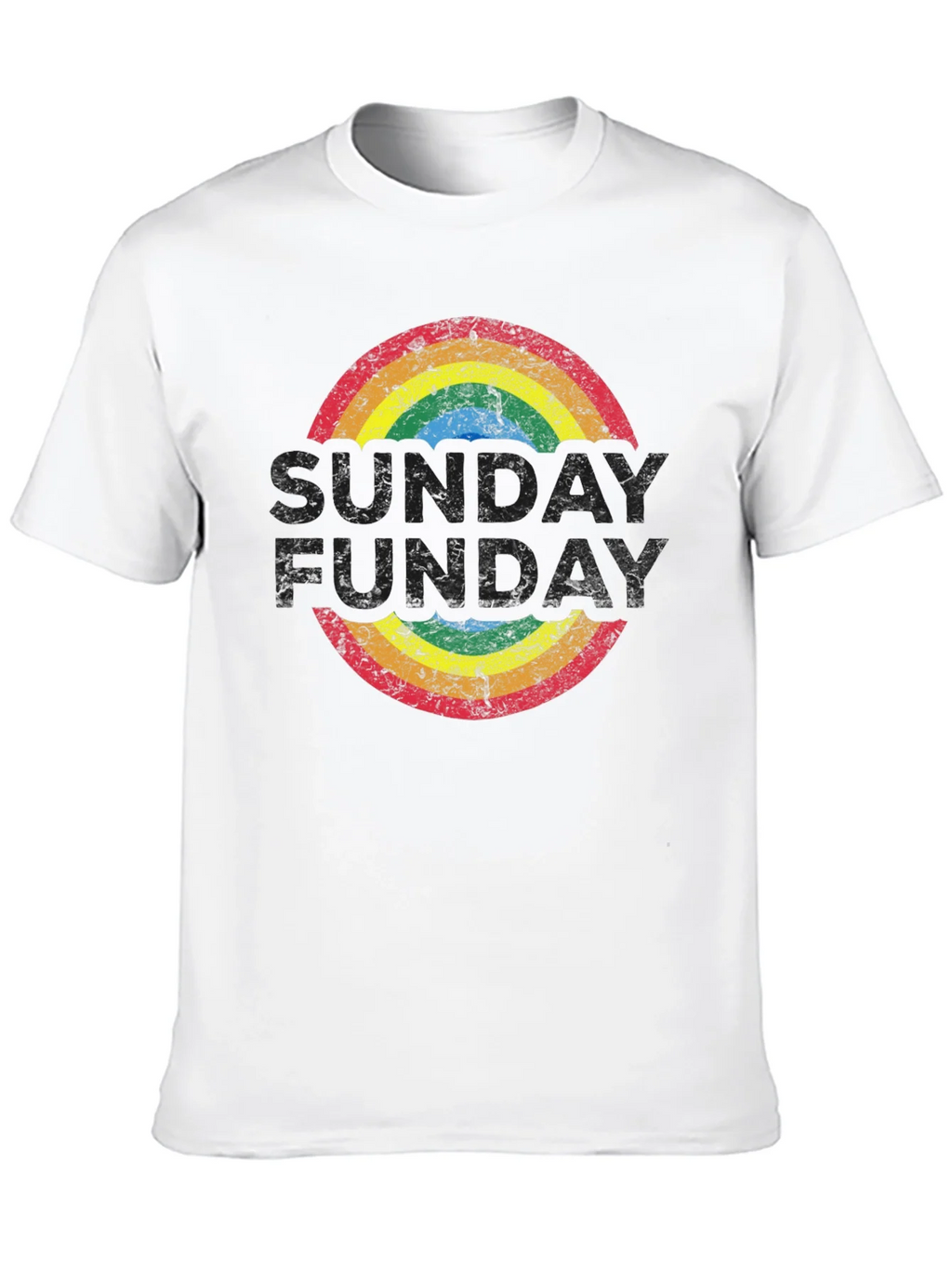 Retro Rainbow T-Shirt: Groovy Fun-Day Design product image 9