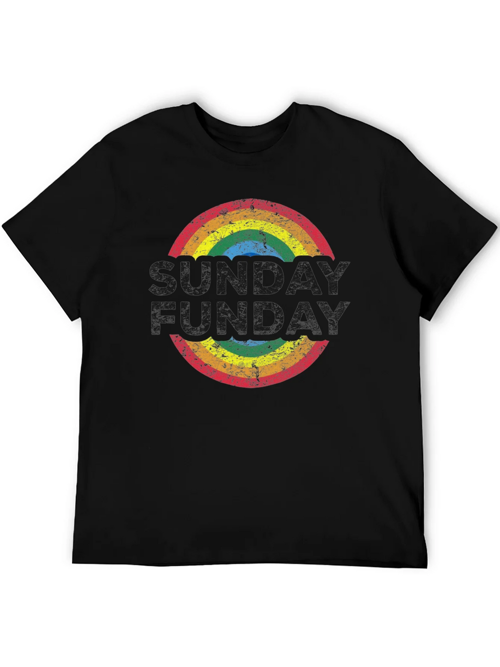 Retro Rainbow T-Shirt: Groovy Fun-Day Design product image 5