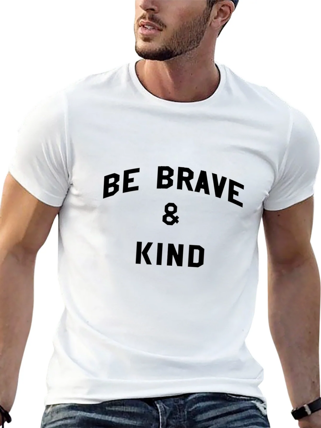 Be Brave & Kind Black Graphic Tee product image 12