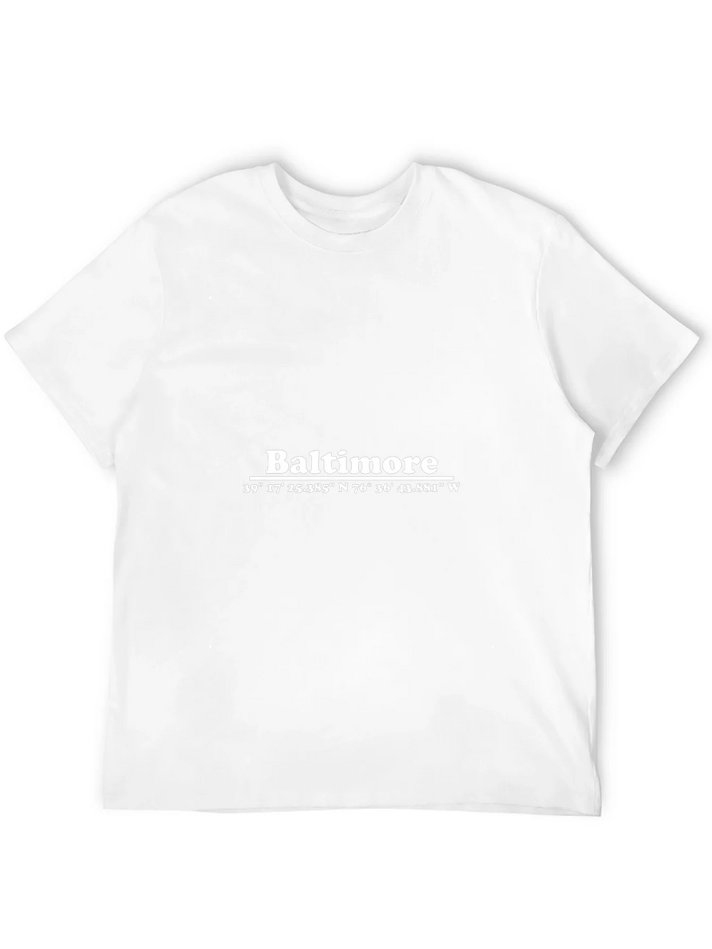 Baltimore Coordinates T-Shirt - City Pride Apparel product image 11