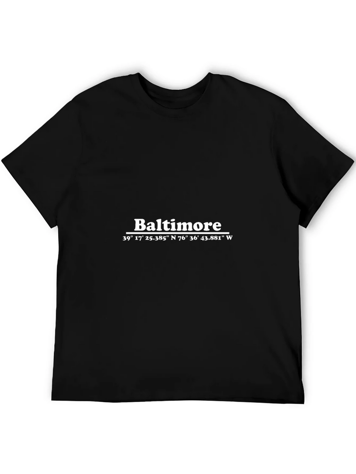 Baltimore Coordinates T-Shirt - City Pride Apparel product image 5