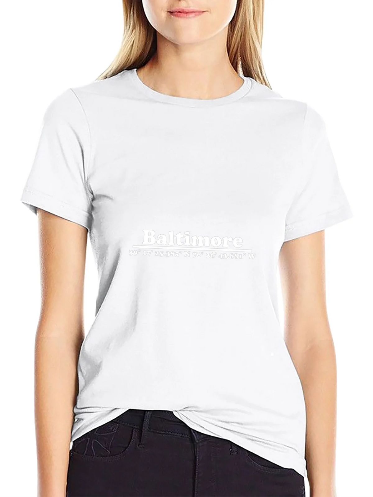 Baltimore Coordinates T-Shirt - City Pride Apparel product image 8