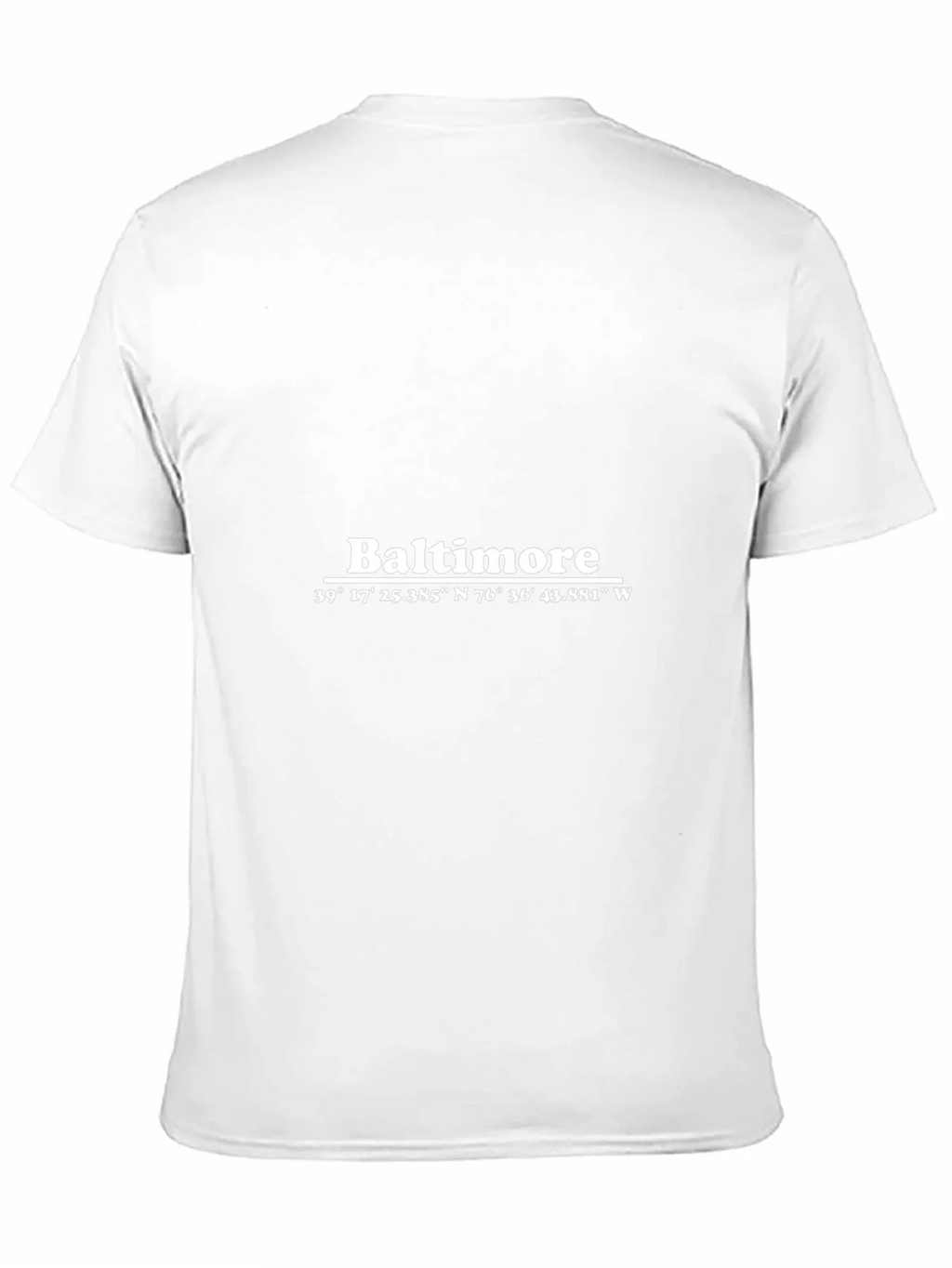 Baltimore Coordinates T-Shirt - City Pride Apparel product image 10