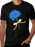 Floral Bouquet Graphic Tee - Forget-Me-Nots product image 1