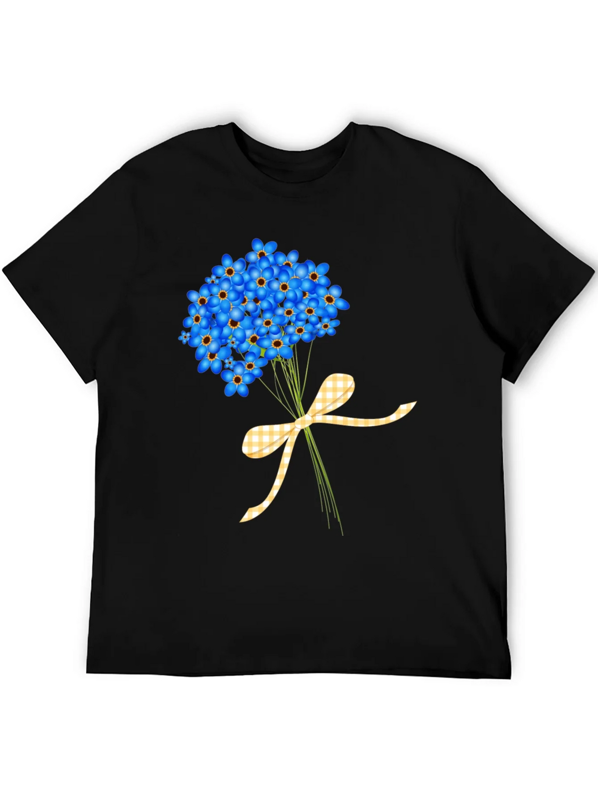 Floral Bouquet Graphic Tee - Forget-Me-Nots product image 5