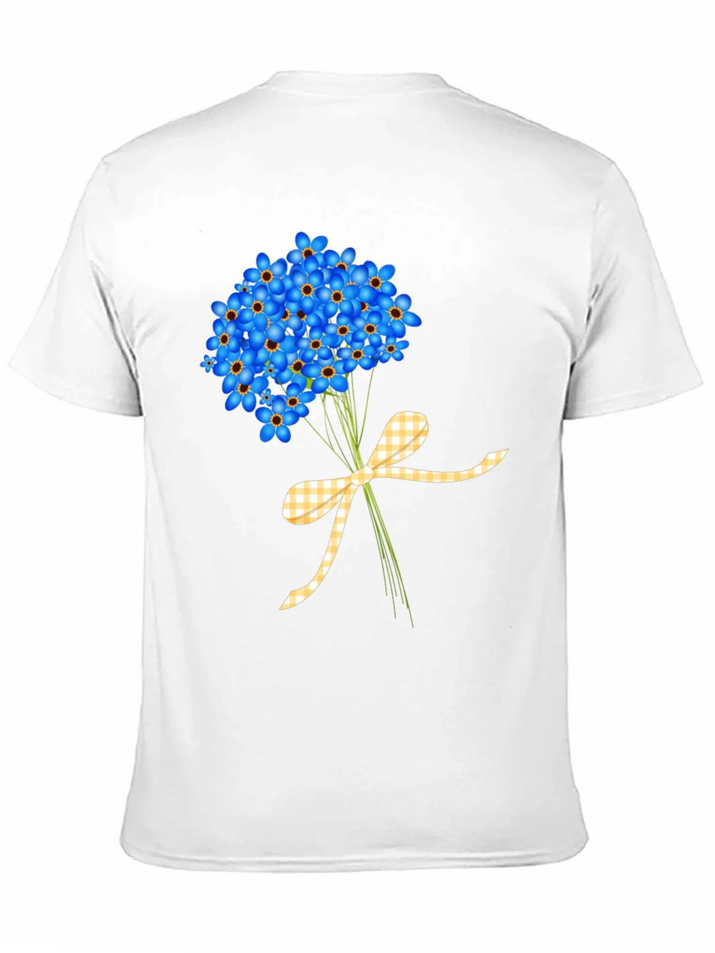 Floral Bouquet Graphic Tee - Forget-Me-Nots product image 10