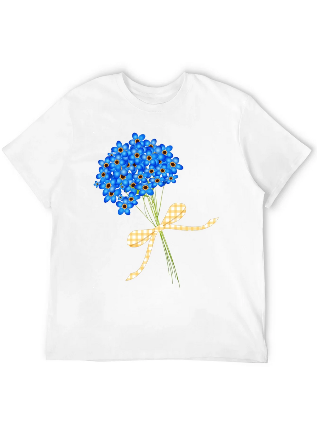 Floral Bouquet Graphic Tee - Forget-Me-Nots product image 11